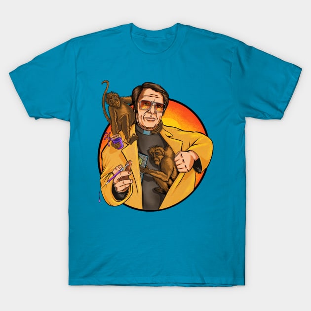 Jim Jones and Spider Monkeys T-Shirt by Jonesntees